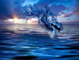 梦见龙在水里游,梦到自己变成黑龙在水里游